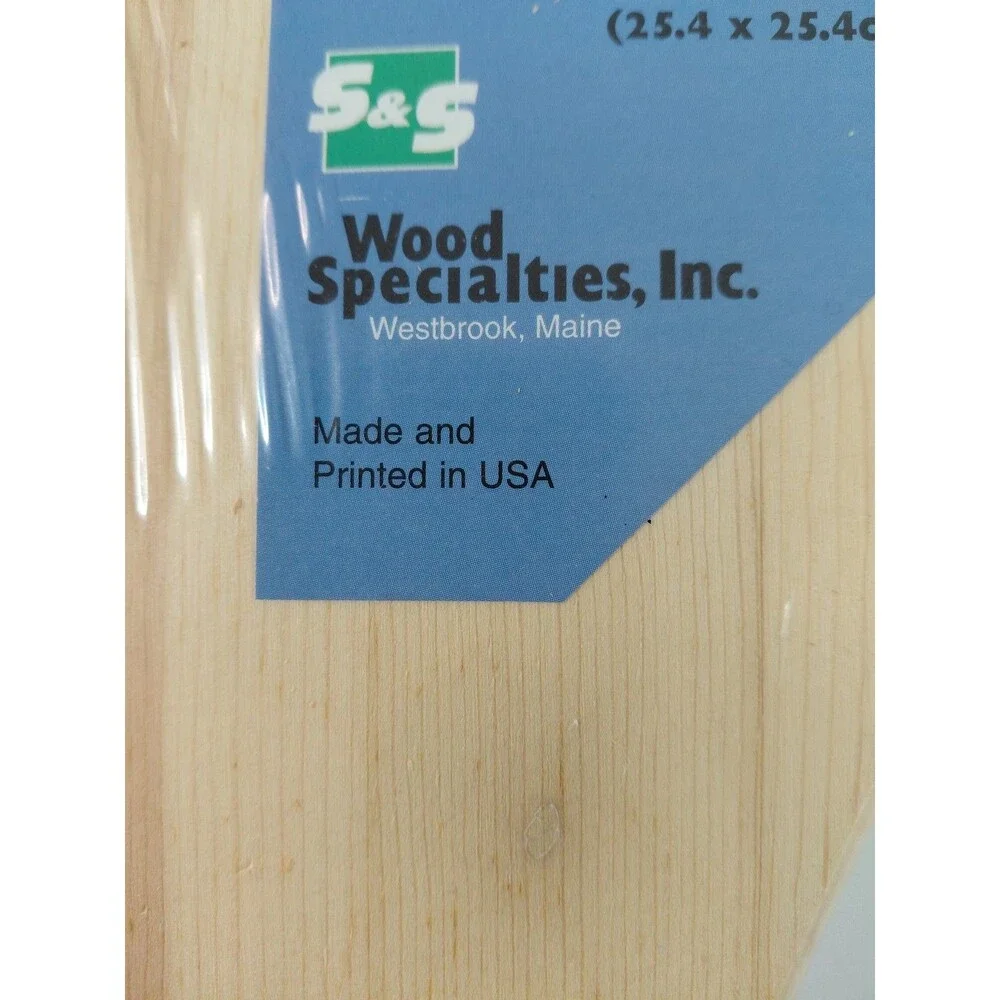 2 Pack S&S Wood Specialties 10